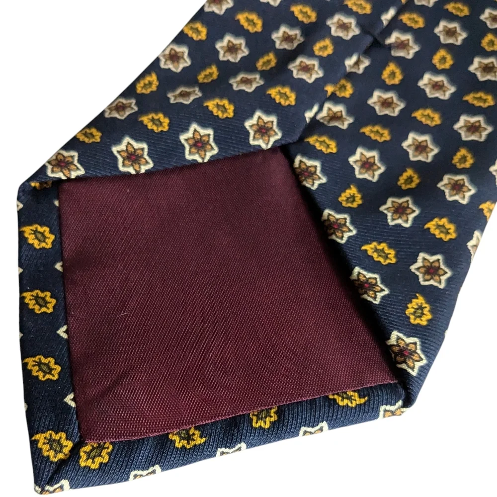 J. Crew Leaf Print Silk Tie